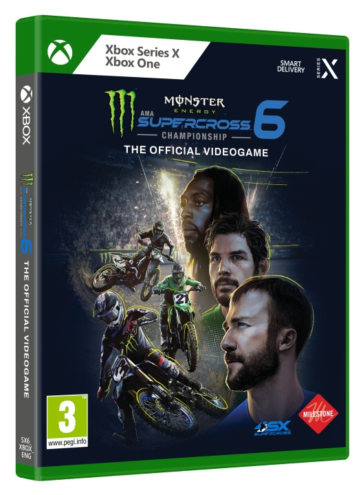 Monster Energy Supercross – The Official Videogame 6 (FR/Multi in Game) (XONE) i gruppen HJEMMEELEKTRONIK / Spilkonsoller og tilbehør / Xbox One / Spil hos TP E-commerce Nordic AB (D38145)