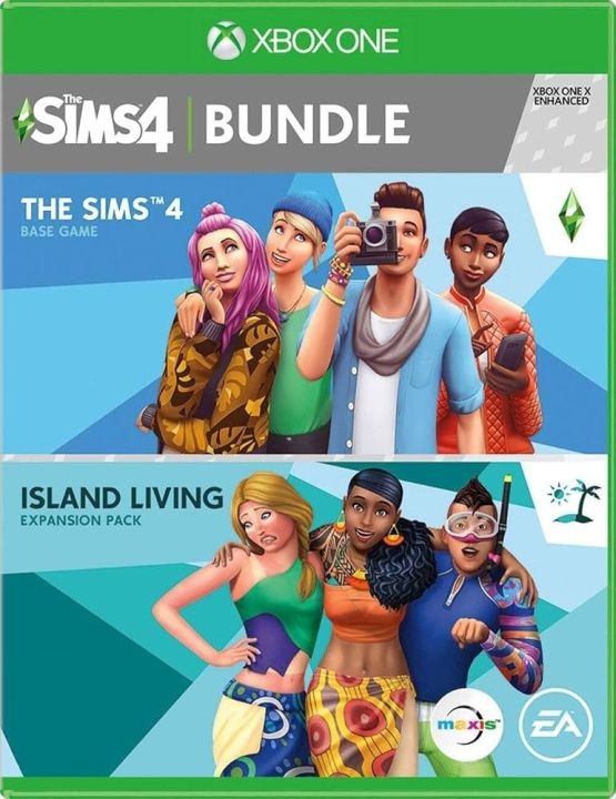 The Sims 4 and Island Living Bundle (Import) (XONE) i gruppen HJEMMEELEKTRONIK / Spilkonsoller og tilbehør / Xbox One / Spil hos TP E-commerce Nordic AB (D38160)