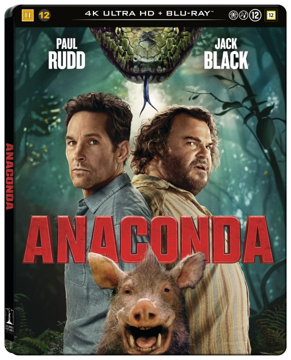 Anaconda (2025) - Steelbook (4K UHD + BD) i gruppen HJEMMEELEKTRONIK / Lyd & billede / Tv og tilbehør / Film / Blu-ray hos TP E-commerce Nordic AB (D38165)