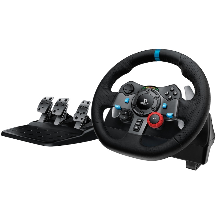 Logitech G29 Driving Force til PS3/PS4/PS5 i gruppen HJEMMEELEKTRONIK / Spilkonsoller og tilbehør / Sony PlayStation 4 / Tilbehør hos TP E-commerce Nordic AB (D38238)