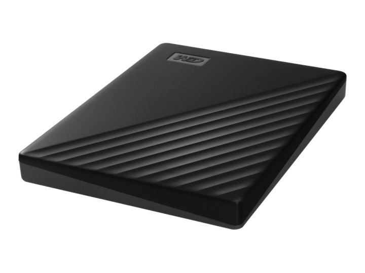 Western Digital My Passport bærbar harddisk, sort, 2 TB i gruppen COMPUTERTILBEHØR / Computerkomponenter / Harddiske hos TP E-commerce Nordic AB (D38243)