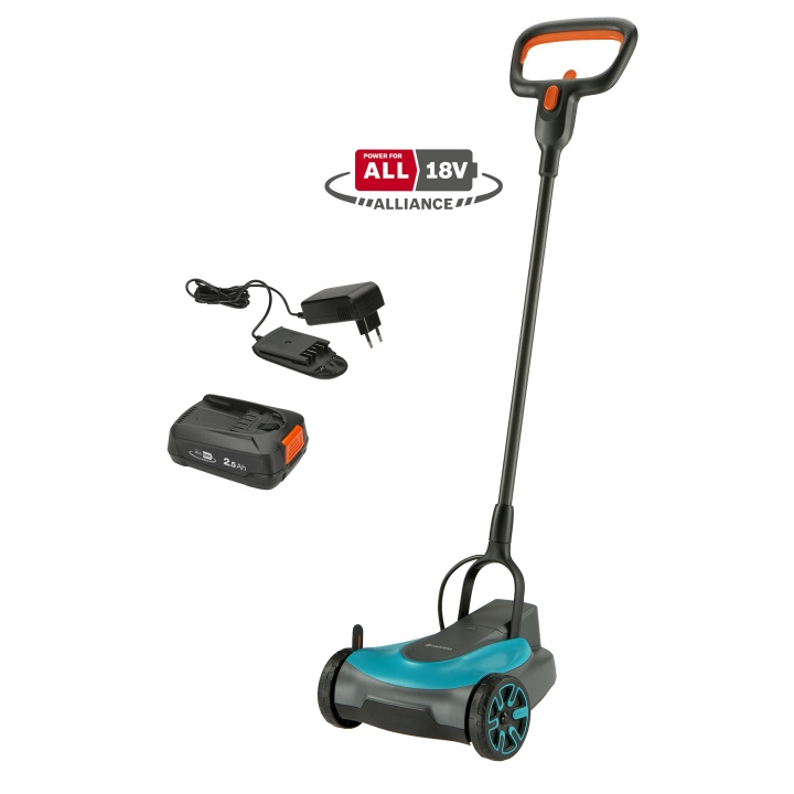 Gardena HandyMower 22/18V P4A-klar-til-brug-sæt (1x2,5 Ah) batteridrevet plæneklipper i gruppen HJEM, HUS & HAVE / Køkkenredskaber / Øvrige køkkenredskaber hos TP E-commerce Nordic AB (D38250)