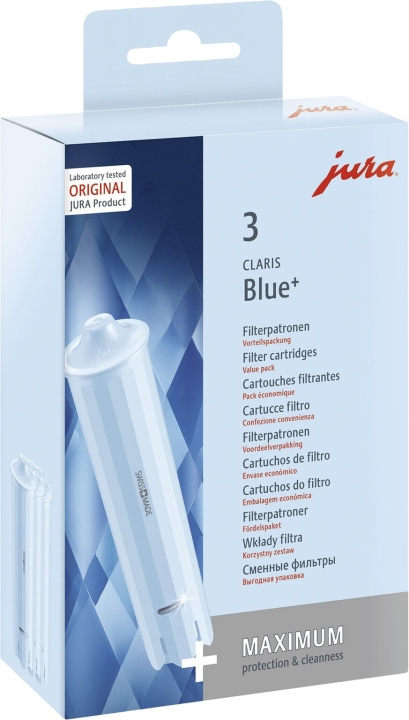 Jura CLARIS Blue+ (set of 3) i gruppen HJEM, HUS & HAVE / Husholdningsapparater / Kaffe og espresso hos TP E-commerce Nordic AB (D38257)