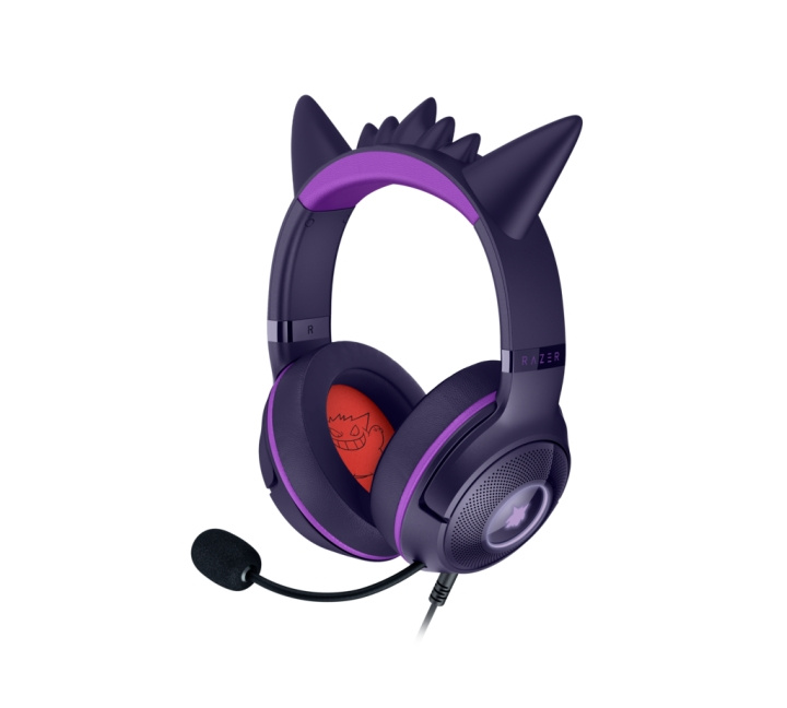 Razer Kraken Kitty V2 – Pokémon Gengar-udgave i gruppen HJEMMEELEKTRONIK / Lyd & billede / Hovedtelefoner & Tilbehør / Hovedtelefoner hos TP E-commerce Nordic AB (D38327)