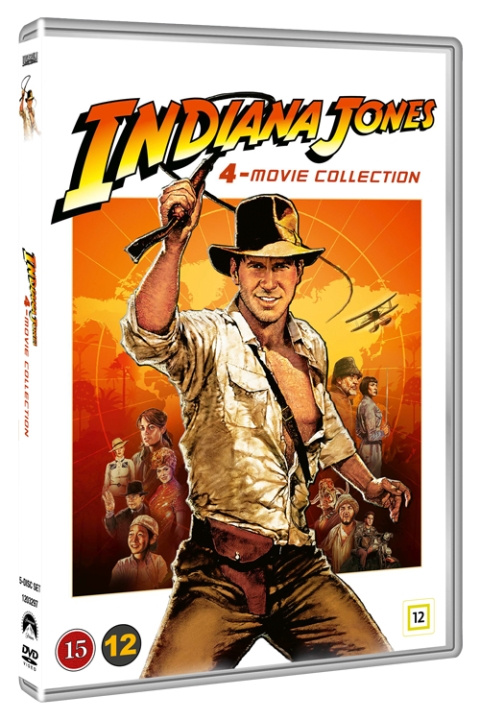 Indiana Jones: 4-Movie Collection (5-disc) (DVD) i gruppen HJEMMEELEKTRONIK / Lyd & billede / Tv og tilbehør / Film / DVD hos TP E-commerce Nordic AB (D38412)