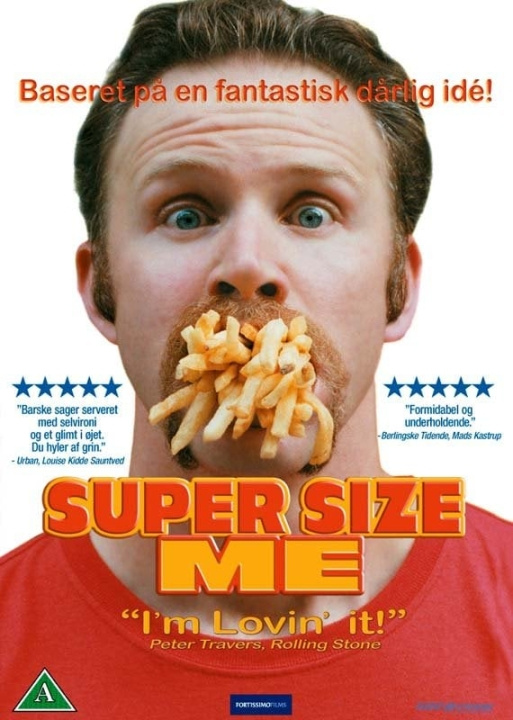 Super Size Me (DVD) i gruppen HJEMMEELEKTRONIK / Lyd & billede / Tv og tilbehør / Film / DVD hos TP E-commerce Nordic AB (D38460)