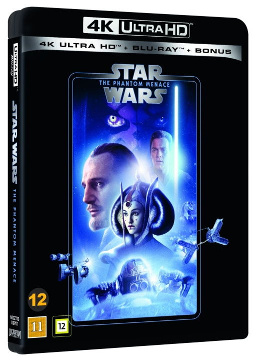 Star Wars : Episode 1 - PHANTOM MENACE 3-disc (4K UHD + BD) i gruppen HJEMMEELEKTRONIK / Lyd & billede / Tv og tilbehør / Film / Blu-ray hos TP E-commerce Nordic AB (D38486)