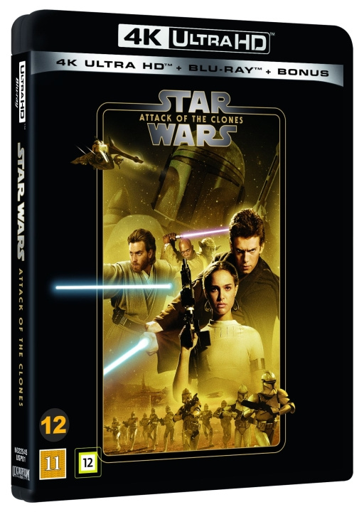Star Wars : Episode 2 - ATTACK OF THE CLONES - 3-disc (4K UHD + BD) i gruppen HJEMMEELEKTRONIK / Lyd & billede / Tv og tilbehør / Film / Blu-ray hos TP E-commerce Nordic AB (D38487)