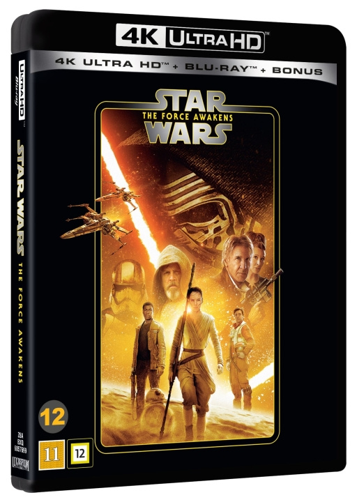 Star Wars : Episode 7 - The Force Awakens - 3-disc (4K UHD + BD) i gruppen HJEMMEELEKTRONIK / Lyd & billede / Tv og tilbehør / Film / Blu-ray hos TP E-commerce Nordic AB (D38494)