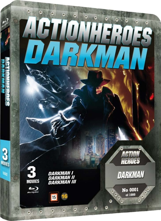 Darkman Trilogy: Action Heroes (Steelbook) (Blu-ray) Liam Neeson i gruppen HJEMMEELEKTRONIK / Lyd & billede / Tv og tilbehør / Film / Blu-ray hos TP E-commerce Nordic AB (D38548)