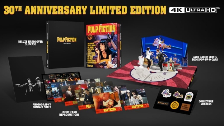 Pulp Fiction (30th Anniversary Limited Edition) (4K UHD) i gruppen HJEMMEELEKTRONIK / Lyd & billede / Tv og tilbehør / Film / Blu-ray hos TP E-commerce Nordic AB (D38576)