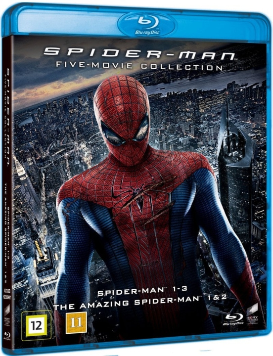 Spider-Man: 5 Movie Collection (Blu-Ray) i gruppen HJEMMEELEKTRONIK / Lyd & billede / Tv og tilbehør / Film / Blu-ray hos TP E-commerce Nordic AB (D38731)
