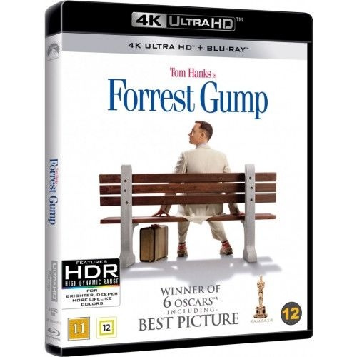 Forrest Gump (4K Blu-Ray) i gruppen HJEMMEELEKTRONIK / Lyd & billede / Tv og tilbehør / Film / Blu-ray hos TP E-commerce Nordic AB (D38783)
