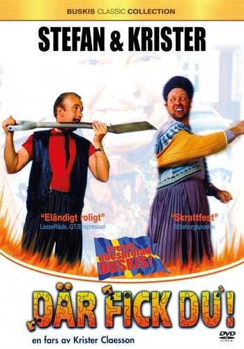Stefan & Krister / Där fick du! (DVD) i gruppen HJEMMEELEKTRONIK / Lyd & billede / Tv og tilbehør / Film / DVD hos TP E-commerce Nordic AB (D38841)