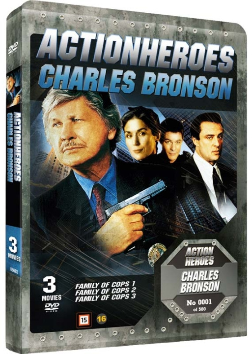 Charles Bronson: Family of Cops Trilogy (Steelbook) (DVD) i gruppen HJEMMEELEKTRONIK / Lyd & billede / Tv og tilbehør / Film / DVD hos TP E-commerce Nordic AB (D38890)