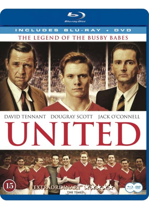UNITED – Legenden om Busby Babes Blu-ray i gruppen HJEMMEELEKTRONIK / Lyd & billede / Tv og tilbehør / Film / Blu-ray hos TP E-commerce Nordic AB (D38930)