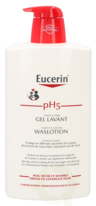Eucerin pH5 Waslotion w/Pump 1000 ml i gruppen SKØNHED & HELSE / Hudpleje / Ansigt / Dagcreme hos TP E-commerce Nordic AB (D39085)