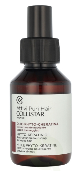 Collistar Phyto-Keratin Oil 100 ml Damaged Hair i gruppen SKØNHED & HELSE / Hår og styling / Hårpleje / Hår olie hos TP E-commerce Nordic AB (D39383)