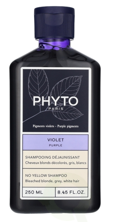 Phyto Phytoviolet Anti-Yellowing Shampoo 250 ml i gruppen SKØNHED & HELSE / Hår og styling / Hårpleje / Shampoo hos TP E-commerce Nordic AB (D39451)