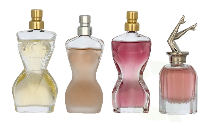 J.P. Gaultier Feminine Miniatures Set 24 ml 4x6ml - La Belle/Scandal/Classique/Divine Edp Spray i gruppen SKØNHED & HELSE / Duft & Parfume / Parfume / Parfume til hende hos TP E-commerce Nordic AB (D39535)