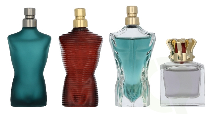 J.P. Gaultier Classique Miniatures Set 28 ml Le Male Edt Spray 7ml/Scandal Edt Spray 7ml/Le Male Elixir Spray 7ml/Beau Edt Spray 7ml i gruppen SKØNHED & HELSE / Gaveæske / Gaveæske til hende hos TP E-commerce Nordic AB (D39536)