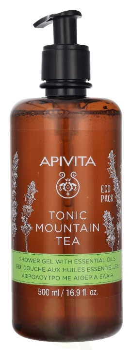 Apivita Tonic Mountain Tea Shower Gel 500 ml i gruppen SKØNHED & HELSE / Hudpleje / Kropspleje / Bad & brusecreme hos TP E-commerce Nordic AB (D39549)