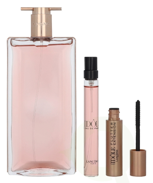 Lancome Lancôme Idole Giftset 62 ml Edp Spray 50ml/Edp Spray 10ml/#01 Black Lash Idole Flutter Extension Mascara 2ml i gruppen SKØNHED & HELSE / Gaveæske / Gaveæske til hende hos TP E-commerce Nordic AB (D39697)