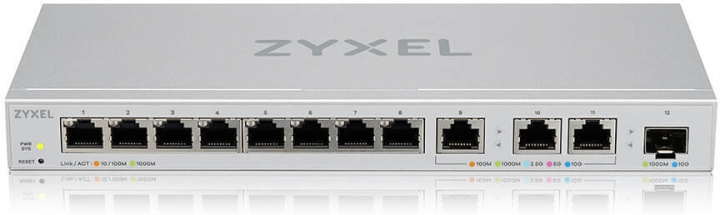 ZyXEL XGS1250-12 – 12-ports switch i gruppen COMPUTERTILBEHØR / Netværk / Switches hos TP E-commerce Nordic AB (D39776)