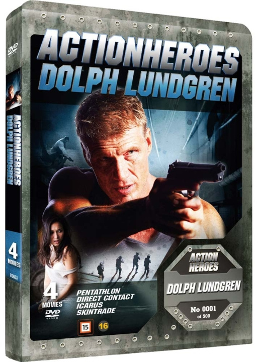 SMD Dolph Lundgren: Action Heroes (Steelbook) i gruppen HJEMMEELEKTRONIK / Lyd & billede / Tv og tilbehør / Film / DVD hos TP E-commerce Nordic AB (D39933)