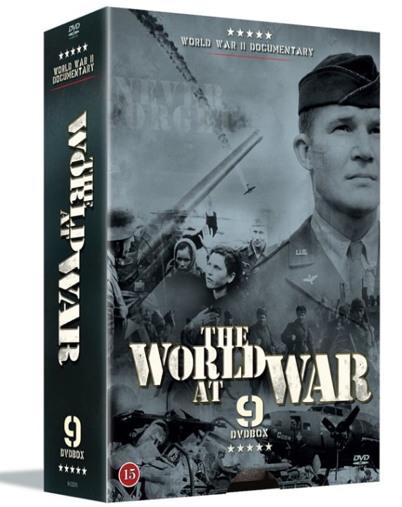 SMD Verden i krig (Dokumentar om 2. verdenskrig) (9-disc) WORLD AT WAR (9 DVD-boks) i gruppen HJEMMEELEKTRONIK / Lyd & billede / Tv og tilbehør / Film / DVD hos TP E-commerce Nordic AB (D40028)