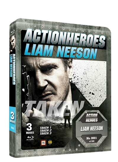 Liam Neeson - Action Heroes Steelbook - Blu-Ray - Ltd. Collectors Edition i gruppen HJEMMEELEKTRONIK / Lyd & billede / Tv og tilbehør / Film / Blu-ray hos TP E-commerce Nordic AB (D40114)