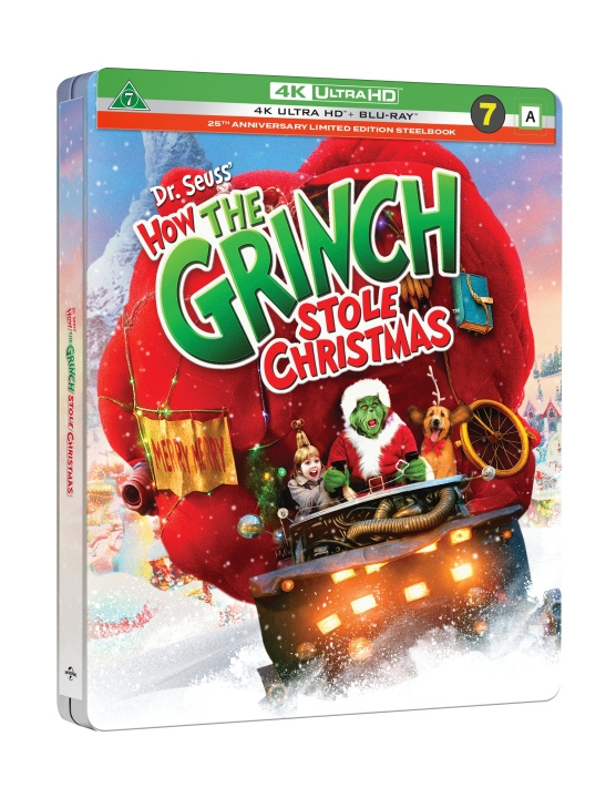 How The Grinch Stole The Christmas - Steelbook (Blu-ray) i gruppen HJEMMEELEKTRONIK / Lyd & billede / Tv og tilbehør / Film / Blu-ray hos TP E-commerce Nordic AB (D40151)