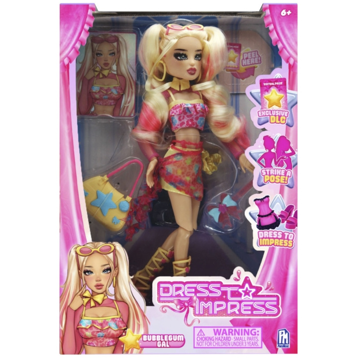 Roblox Docka Dress to Impress Fashion Doll Bubblegum i gruppen LEGETØJ, BØRN & BABY / Legetøj / Docks og tilbehør hos TP E-commerce Nordic AB (D40498)
