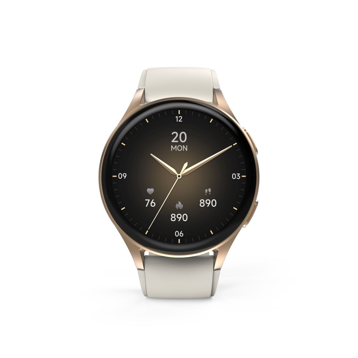 Hama Smartwatch 8900 Guld Beige i gruppen SPORT, FRITID & HOBBY / Smartwatch & Aktivitetsmåler / Smartwatches hos TP E-commerce Nordic AB (D40562)