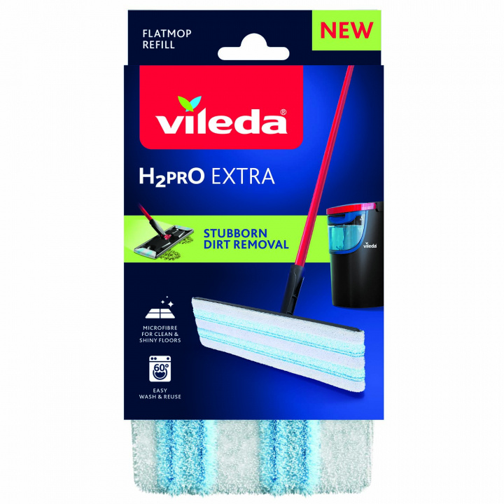 Vileda Flat mopp refill H2PRO i gruppen HJEM, HUS & HAVE / Rengøringsmidler / Øvrigt rengørings tilbehør hos TP E-commerce Nordic AB (D40677)