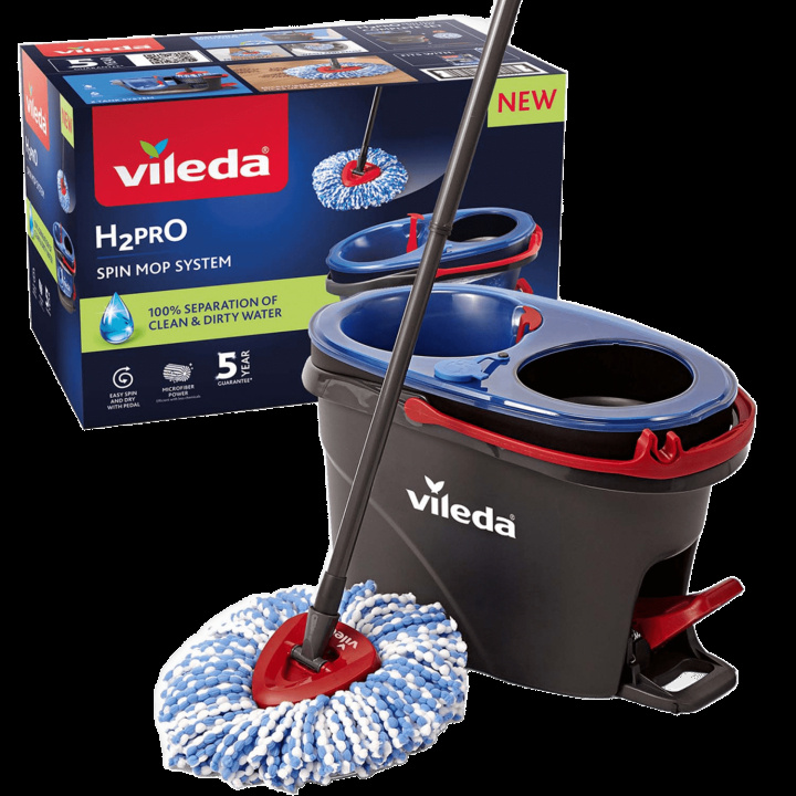 Vileda Golvmopp H2PRO Spin mop system i gruppen HJEM, HUS & HAVE / Rengøringsmidler / Øvrigt rengørings tilbehør hos TP E-commerce Nordic AB (D40678)