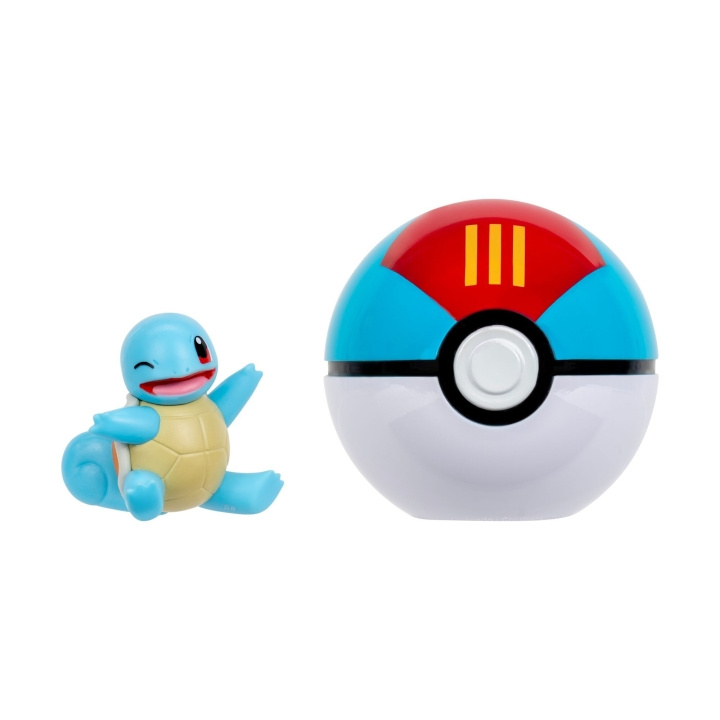 Pokémon Clip N Go Squirtle med Lure Ball (PKW4164) i gruppen LEGETØJ, BØRN & BABY / Legetøj / Figurer, miniaturer og tilbehør hos TP E-commerce Nordic AB (D40700)