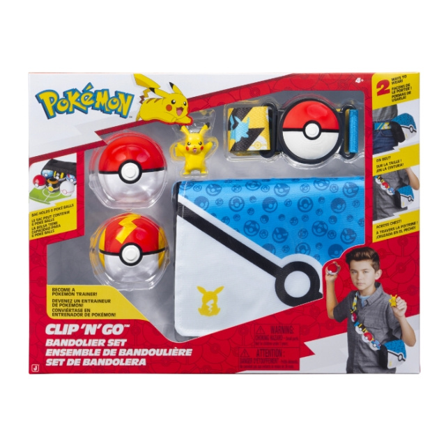Pokémon Clip N Go-bandolier-sæt Pikachu (PKW4171) i gruppen LEGETØJ, BØRN & BABY / Legetøj / Figurer, miniaturer og tilbehør hos TP E-commerce Nordic AB (D40710)