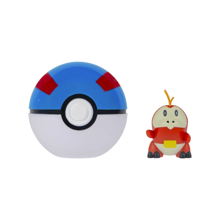 Pokémon Clip N Go Fuecoco med Great Ball (PKW4156) i gruppen LEGETØJ, BØRN & BABY / Legetøj / Figurer, miniaturer og tilbehør hos TP E-commerce Nordic AB (D40714)