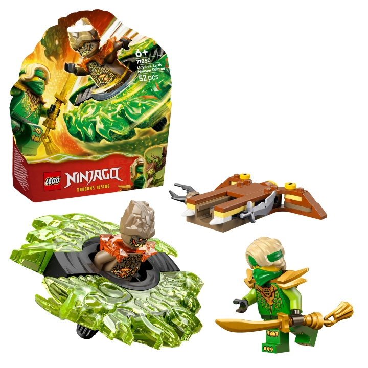LEGO Ninjago – Lloyd mod Jordmonsteret Spinner (71850) i gruppen LEGETØJ, BØRN & BABY / Legetøj / Bygge legesager / Lego hos TP E-commerce Nordic AB (D40732)