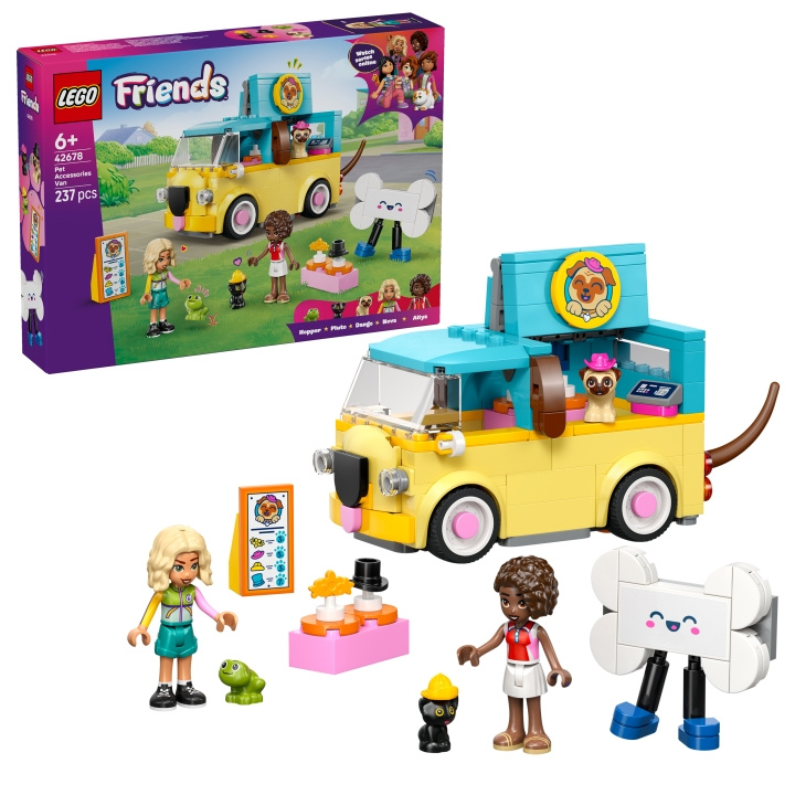 LEGO LEGO Friends – Kassebil med tilbehør til kæledyr (42678) i gruppen LEGETØJ, BØRN & BABY / Legetøj / Bygge legesager / Lego hos TP E-commerce Nordic AB (D40741)