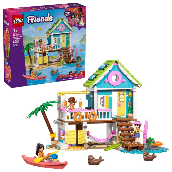 LEGO LEGO Friends – Strandhus med sæler (42699) i gruppen LEGETØJ, BØRN & BABY / Legetøj / Bygge legesager / Lego hos TP E-commerce Nordic AB (D40758)