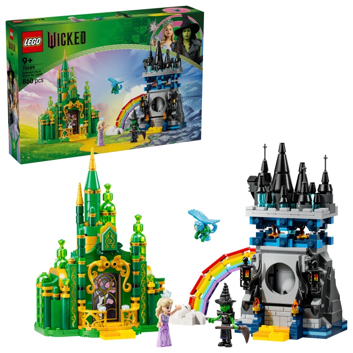 LEGO Wicked – Smaragdbyen & Kiamo Ko-slottet (75689) i gruppen LEGETØJ, BØRN & BABY / Legetøj / Bygge legesager / Lego hos TP E-commerce Nordic AB (D40770)