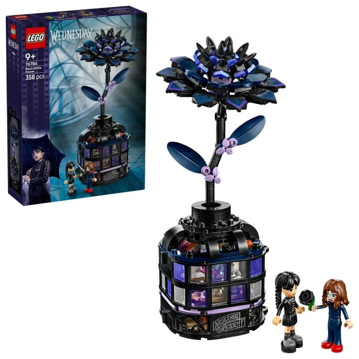 LEGO Onsdag – Black Dahlia Flower (76784) i gruppen LEGETØJ, BØRN & BABY / Legetøj / Bygge legesager / Lego hos TP E-commerce Nordic AB (D40800)