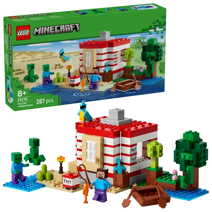 LEGO Minecraft – TNT-junglehuset (21275) i gruppen LEGETØJ, BØRN & BABY / Legetøj / Bygge legesager / Lego hos TP E-commerce Nordic AB (D40809)