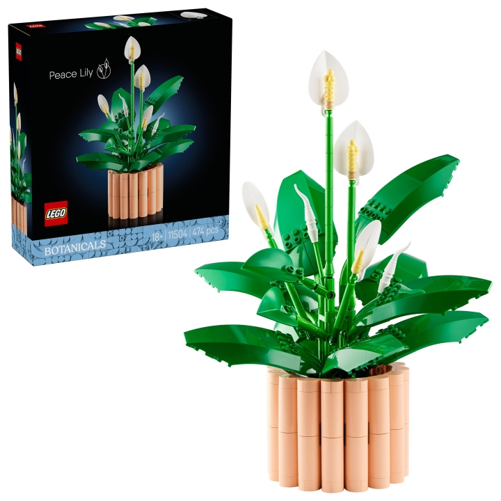 LEGO Botanicals – Fredslilje (11504) i gruppen LEGETØJ, BØRN & BABY / Legetøj / Bygge legesager / Lego hos TP E-commerce Nordic AB (D40813)