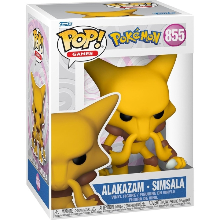 Funko Pop! Vinyl-Pokémon Alakazam (74216) i gruppen LEGETØJ, BØRN & BABY / Legetøj / Figurer, miniaturer og tilbehør hos TP E-commerce Nordic AB (D40814)