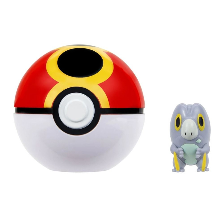 Pokémon Clip \'N\' Go Frigibax Repeat Ball W21 (PKW4153) i gruppen LEGETØJ, BØRN & BABY / Legetøj / Figurer, miniaturer og tilbehør hos TP E-commerce Nordic AB (D40819)