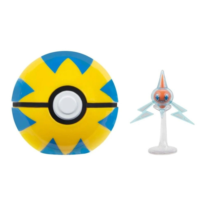Pokémon Clip N Go Rotom Quick Ball W21 (PKW4155) i gruppen LEGETØJ, BØRN & BABY / Legetøj / Figurer, miniaturer og tilbehør hos TP E-commerce Nordic AB (D40820)
