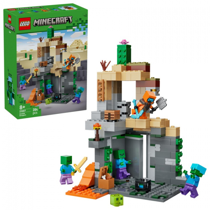 LEGO Minecraft – Zombie-fangehullet (21587) billede